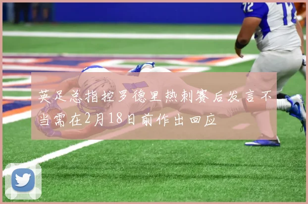 英足总指控罗德里热刺赛后发言不当需在2月18日前作出回应